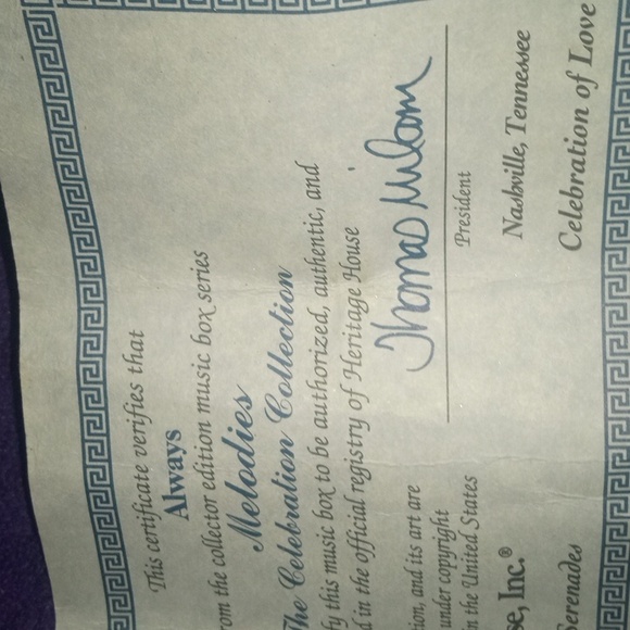 Vintage music trinket box - Picture 3 of 4